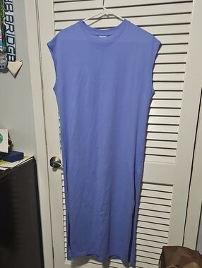 Abercrombie Midi Dress in Periwinkle Blue